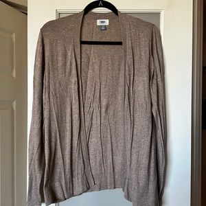Old Navy Cardigan Tan - Never worn. Size L (will iron before shipping!!)